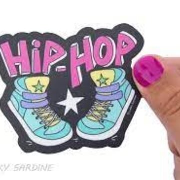 Hip Hop Retro Sneakers Sticker