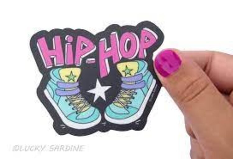 Hip Hop Retro Sneakers Sticker