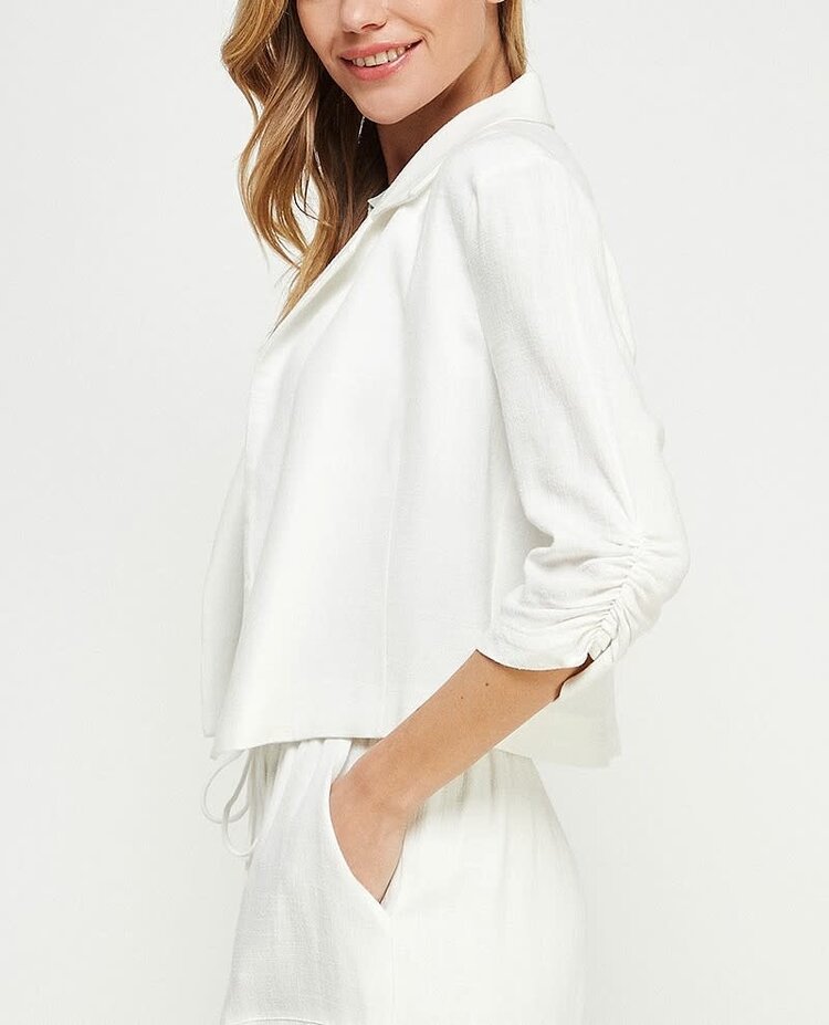 Bone Dry Crop Blazer