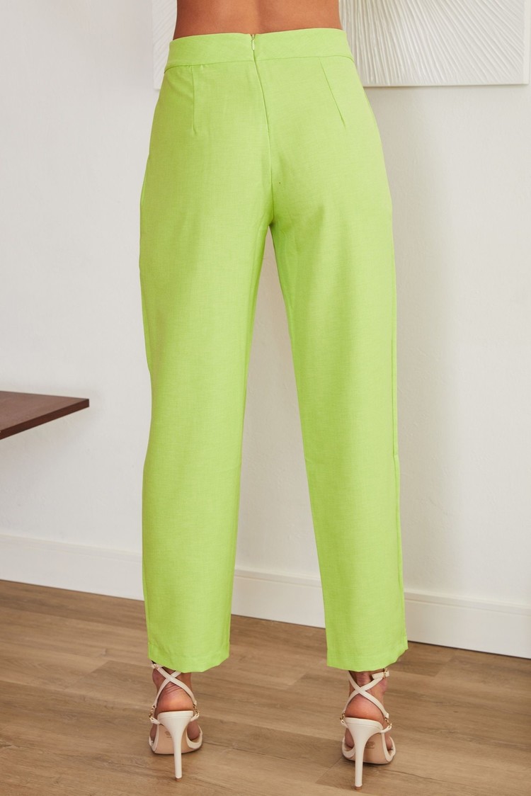 Lime Mojito Wide Leg Trouser