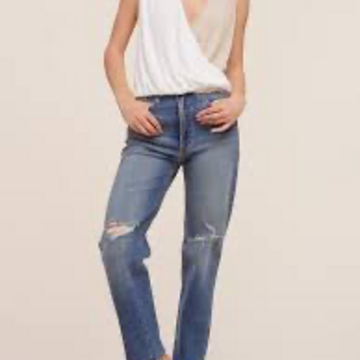 Color Block Sleeveless Top