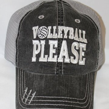 Volleyball Please Adjustable Trucker Hat OSM