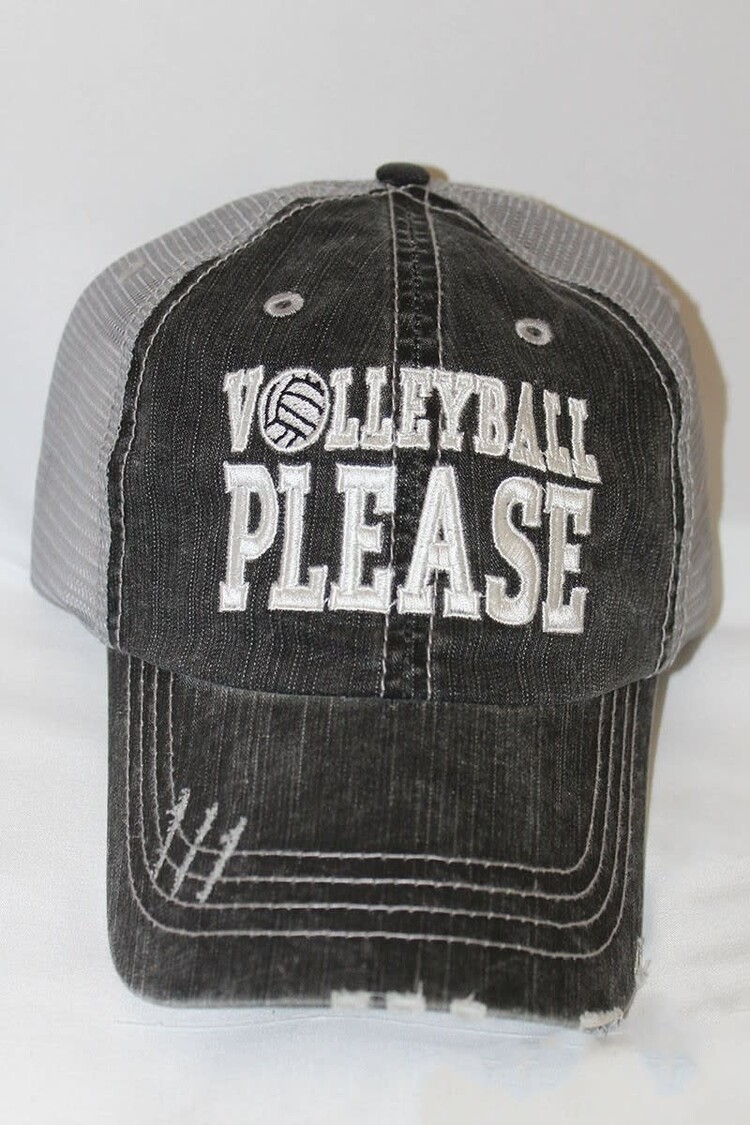 Volleyball Please Adjustable Trucker Hat OSM