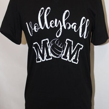 V-Neck Volleyball Mom Tee