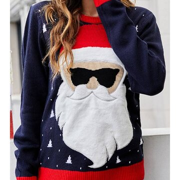 Santa w/Sunglasses Sweater