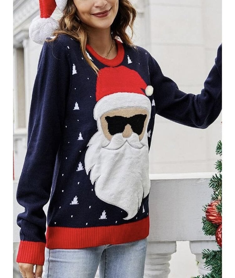 Santa w/Sunglasses Sweater