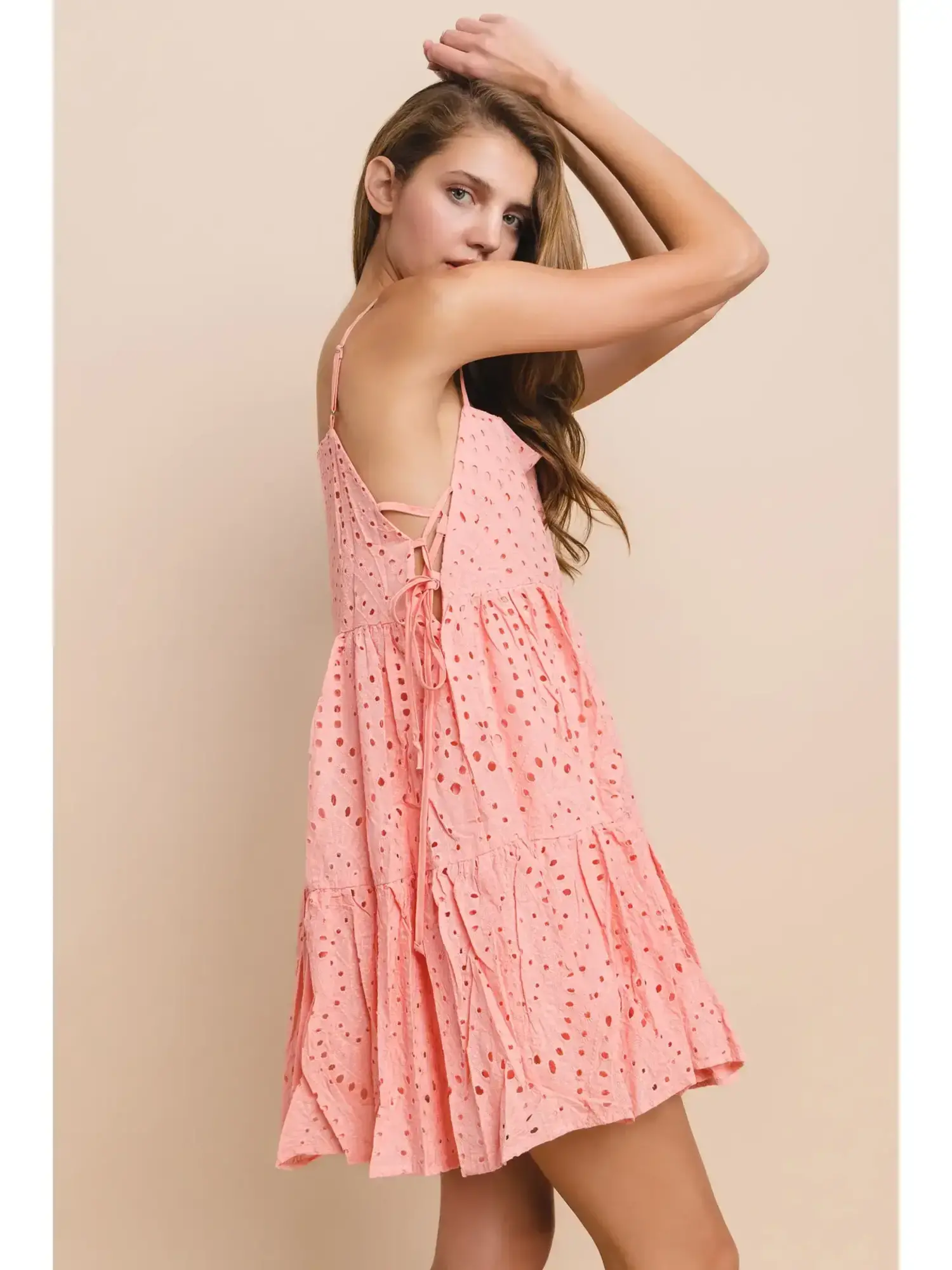Eyelet babydoll dress hotsell