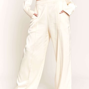 Satin Inspired Pocketed Pants