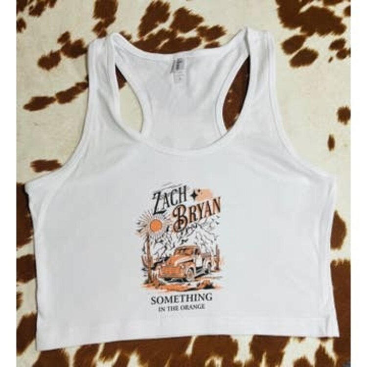 Zach Bryan Crop Tank Top