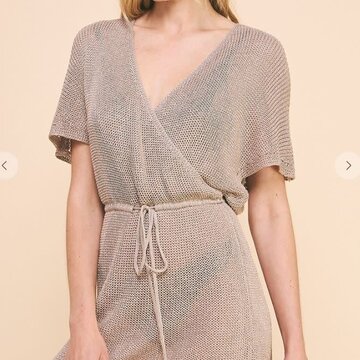 Glitter Knit Dress/Cover-up