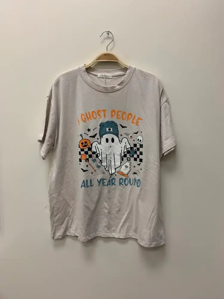 I Ghost People All Year Graphic Tee