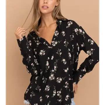 Floral Button Down Blouse