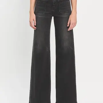 High Rise Wide Trouser Jeans