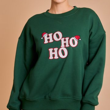 HoHoHo Fleece Sweatshirt
