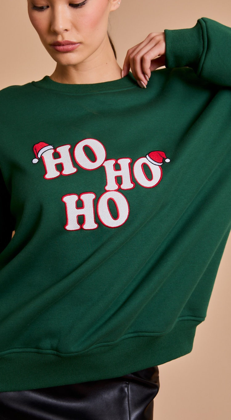HoHoHo Fleece Sweatshirt