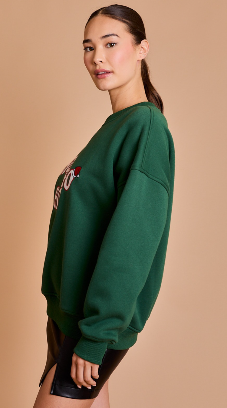 HoHoHo Fleece Sweatshirt