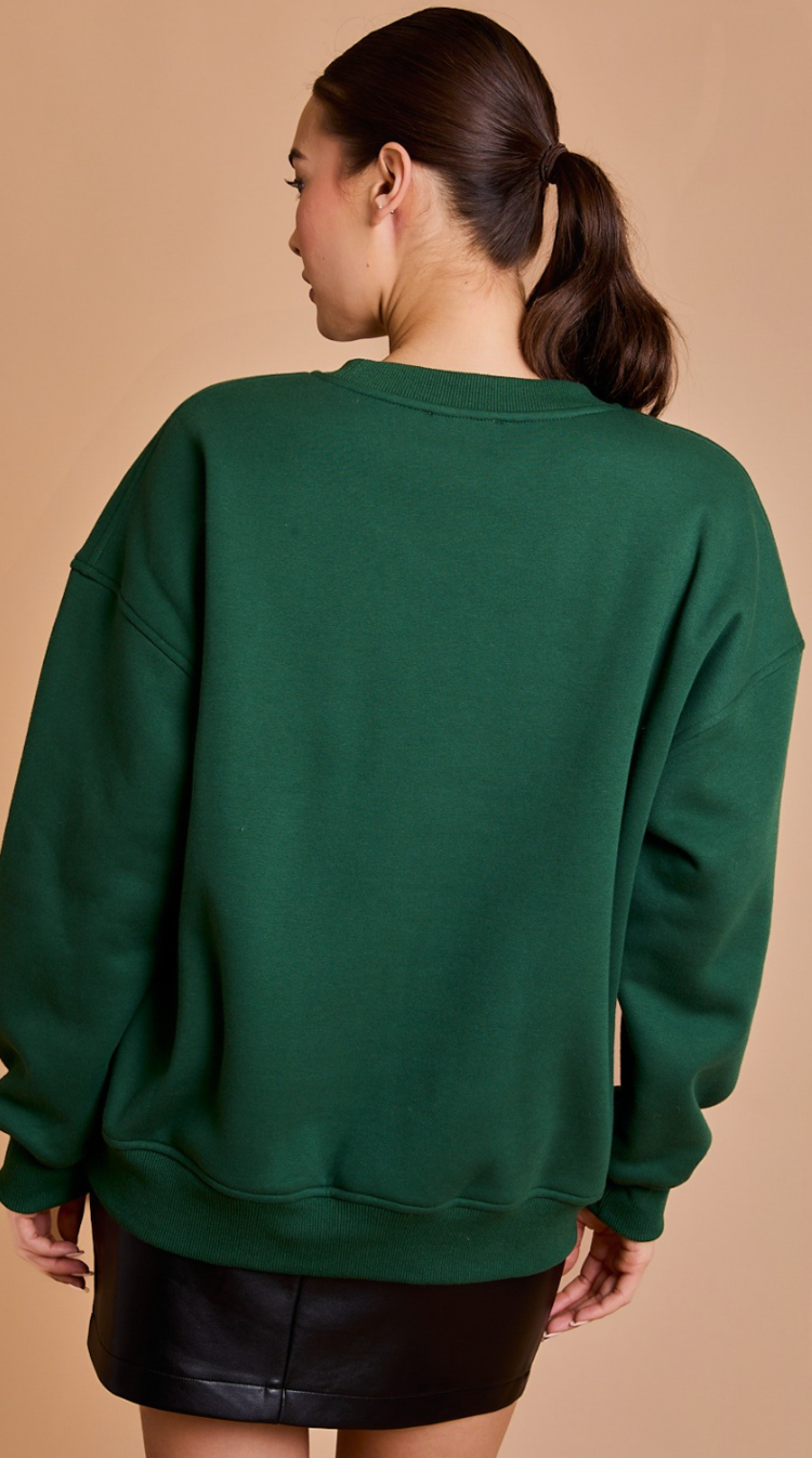 HoHoHo Fleece Sweatshirt