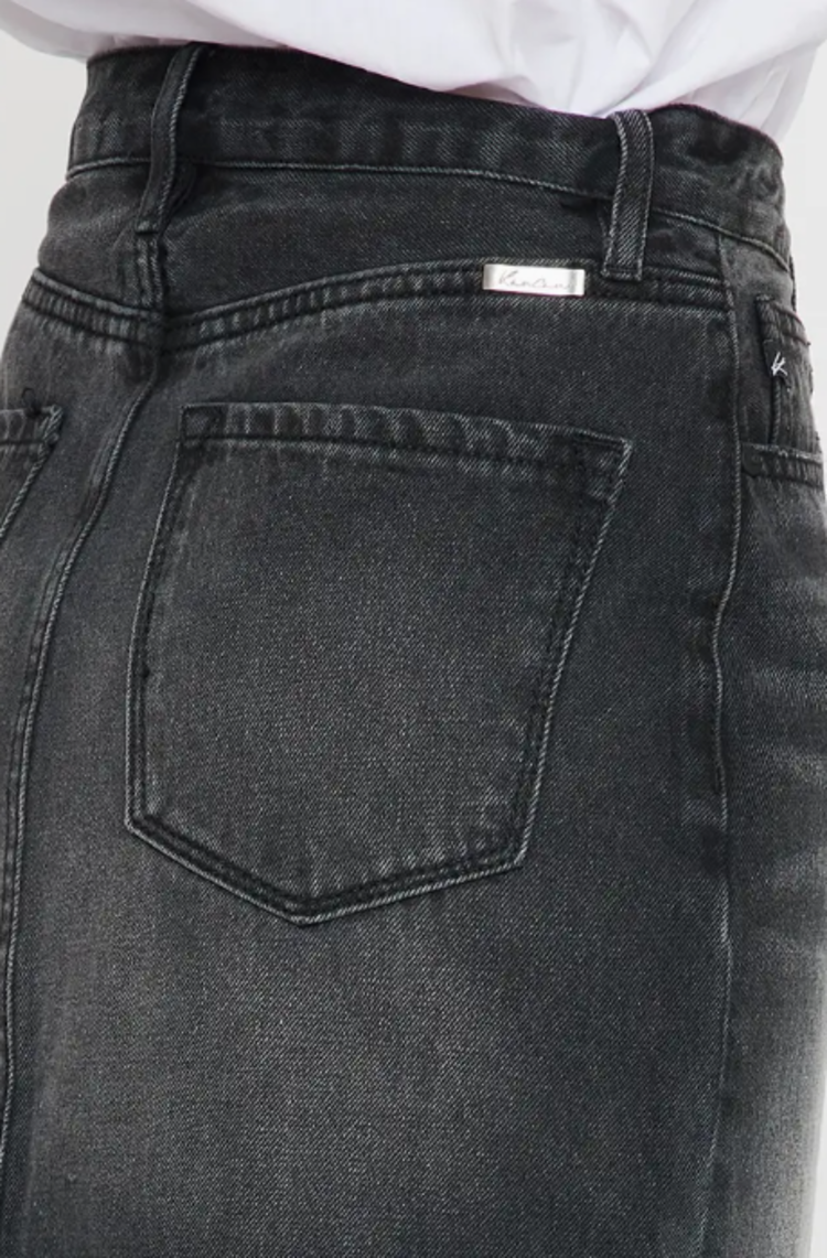 90's Denim Maxi Skirt