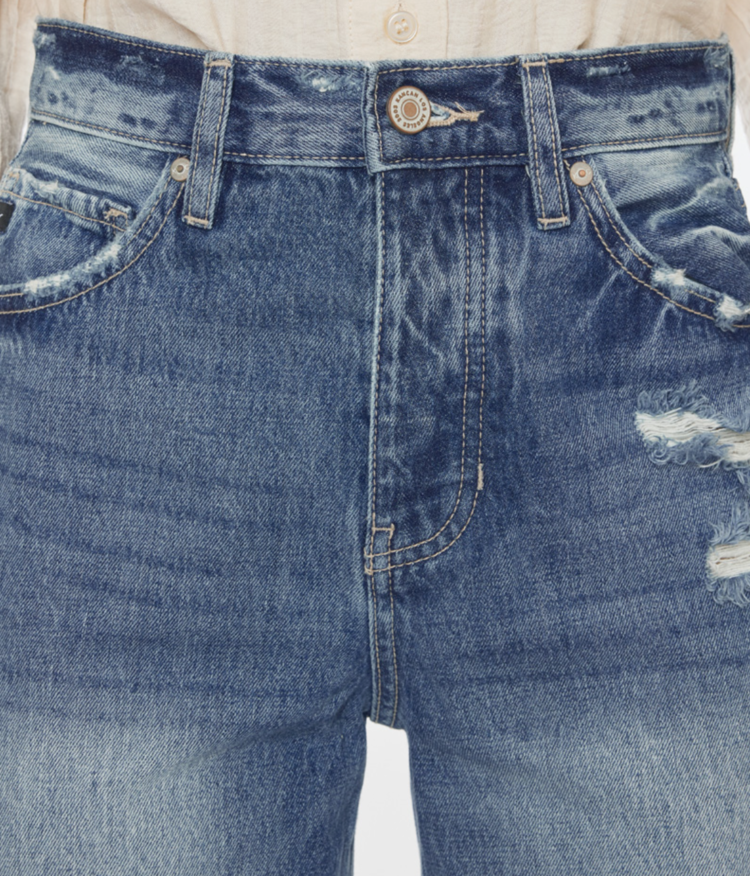 High Rise 90's Wide Leg Flare Jeans