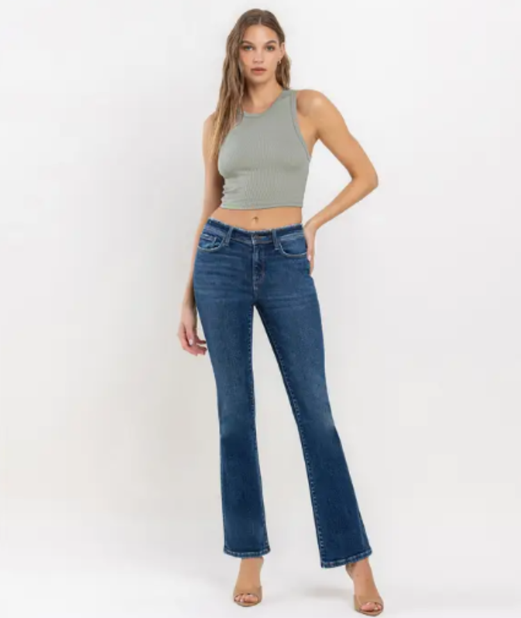 Mid Rise Bootcut Jeans