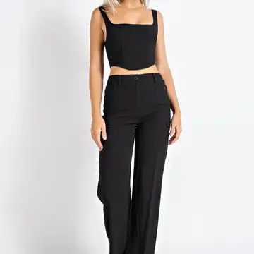 Linen Inspired Corset Top