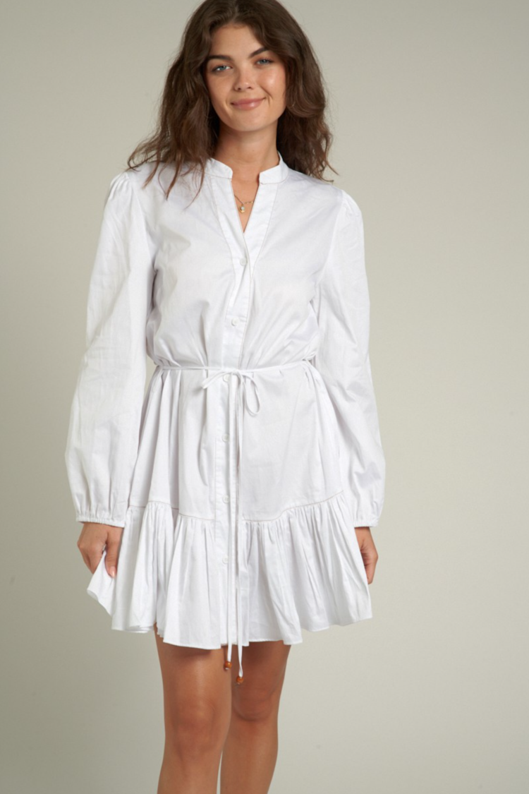 Long Sleeve Button Down Shirt Dress