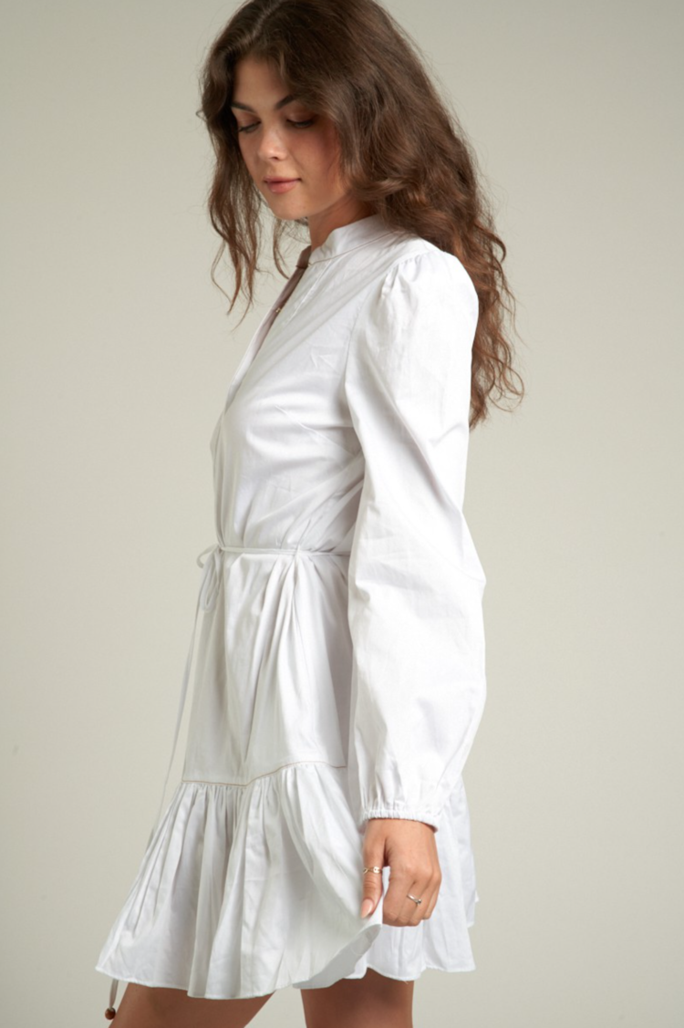 Long Sleeve Button Down Shirt Dress