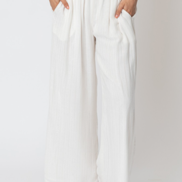 Striped Long Wide Pants