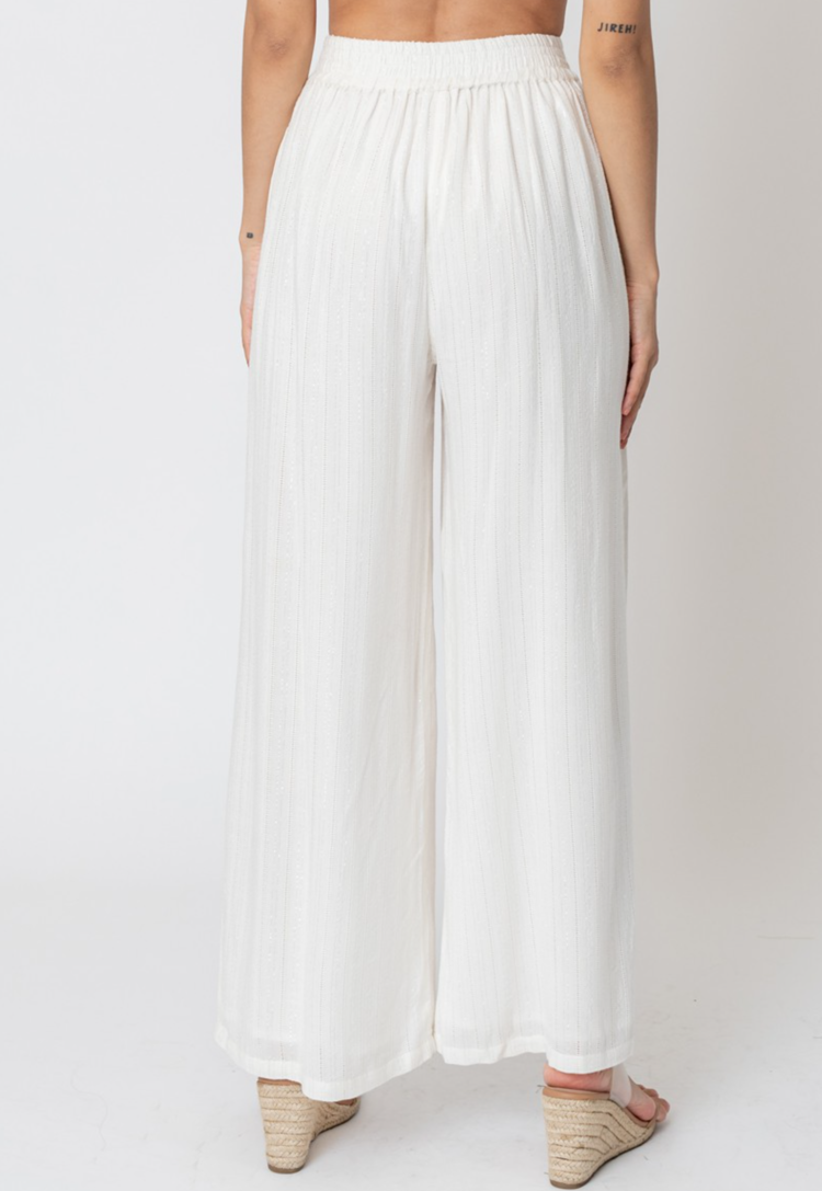 Striped Long Wide Pants