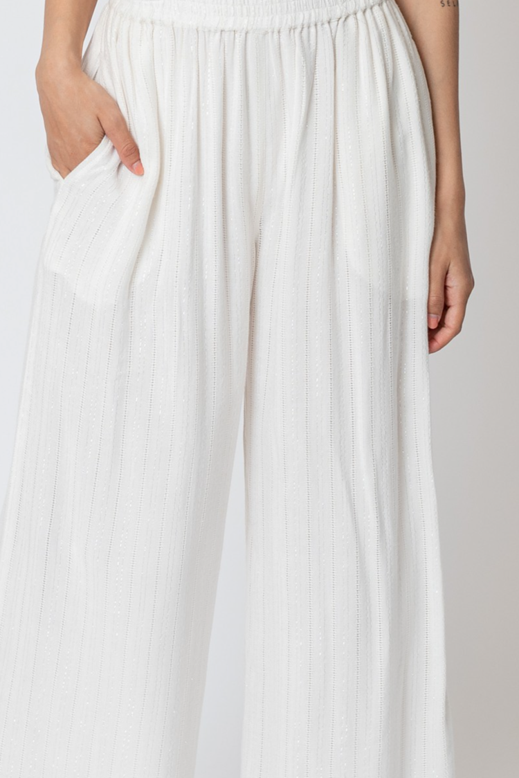 Striped Long Wide Pants