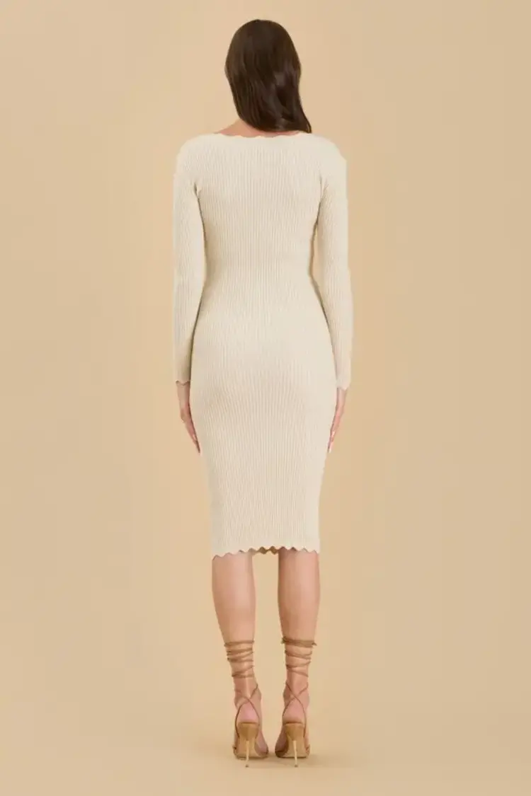 Ribbed Sweater Dress