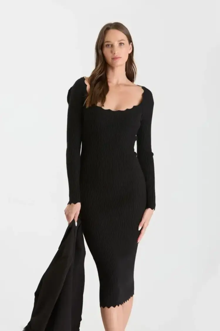 Ribbed Sweater Dress