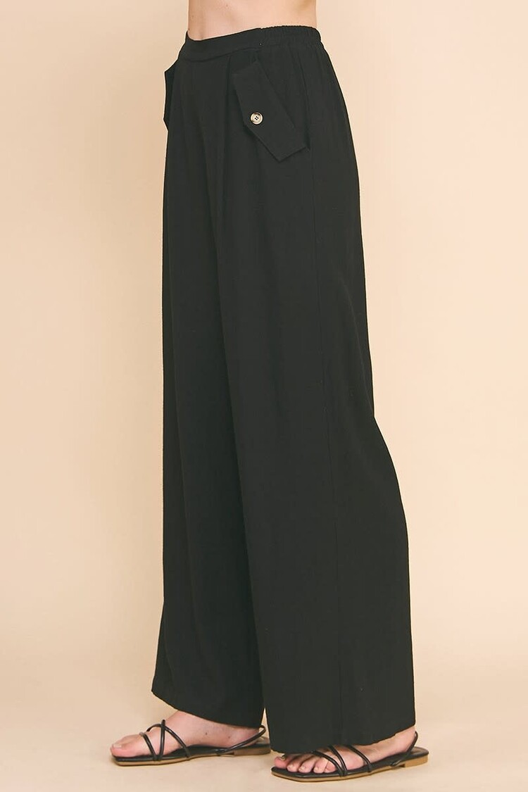 Soft Linen Pants w/Pockets