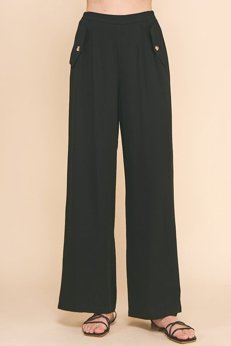 Soft Linen Pants w/Pockets