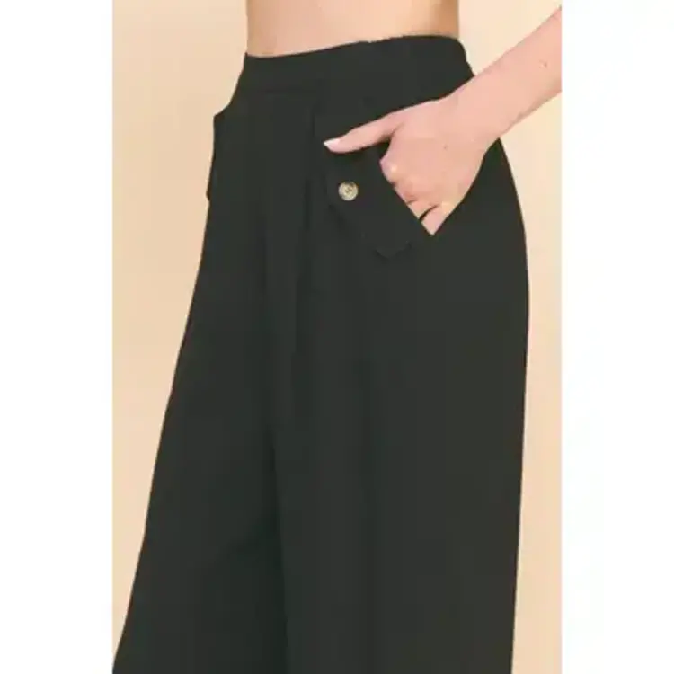 Soft Linen Pants w/Pockets