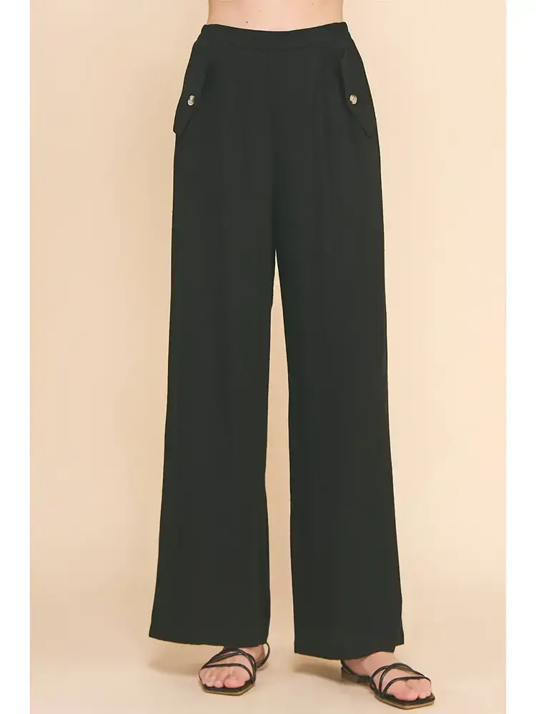 Soft Linen Pants w/Pockets