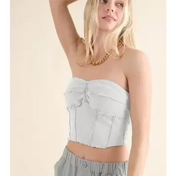 Ribbed Stitch Tube Top