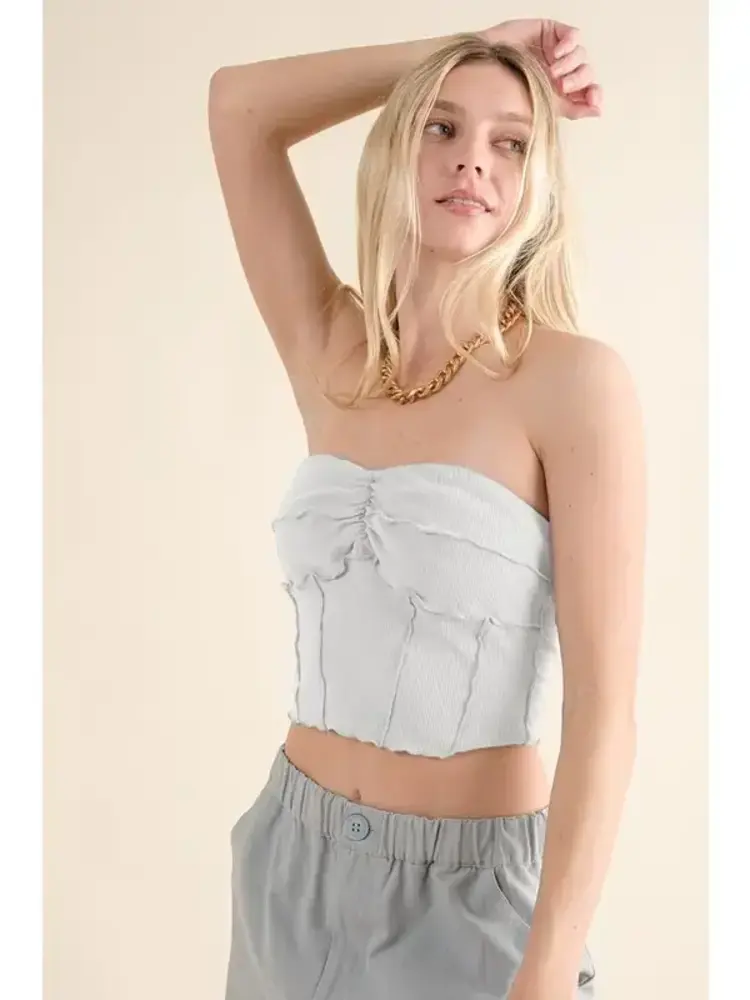 Ribbed Stitch Tube Top