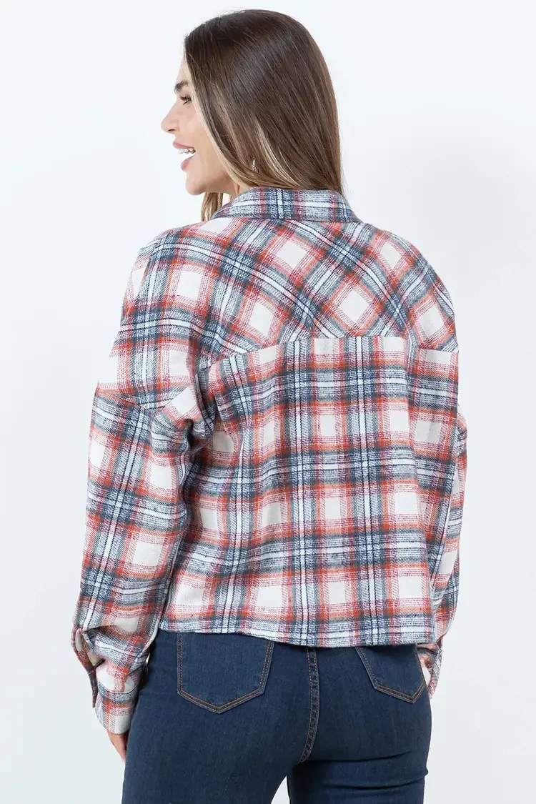 Cropped Plaid Flannel