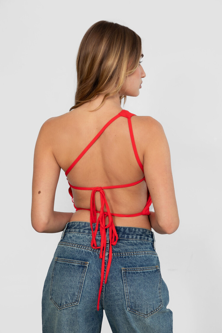One Shoulder Asymmetrical Top