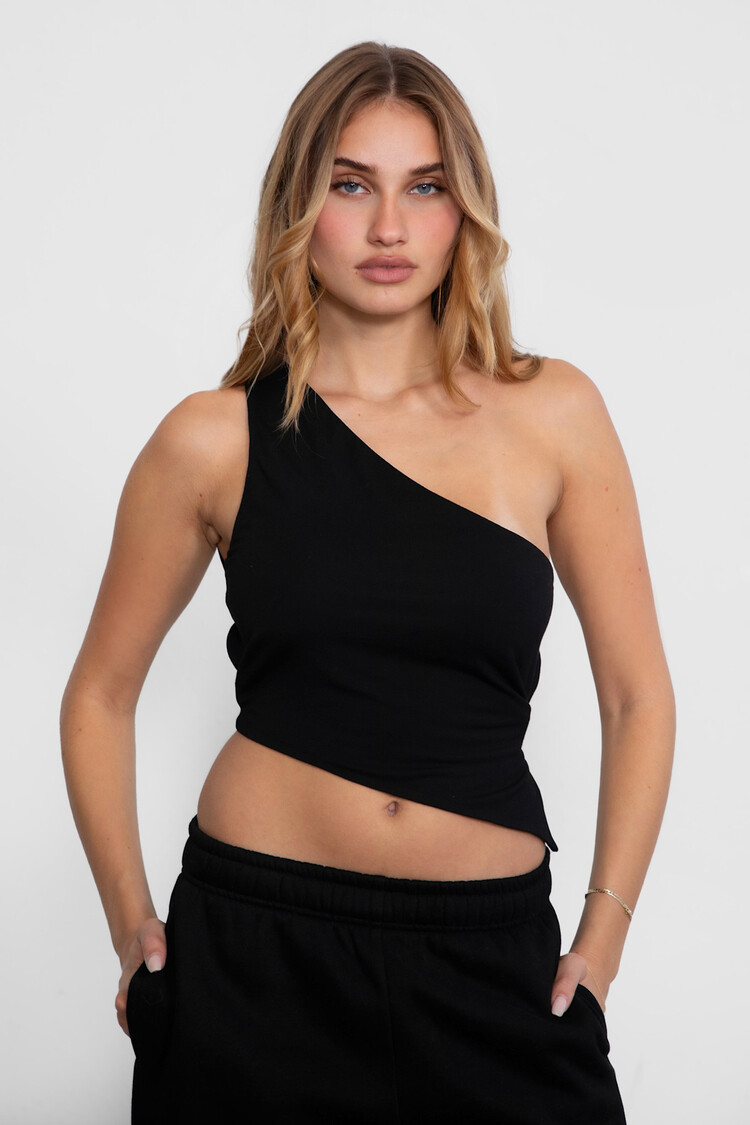 One Shoulder Asymmetrical Top