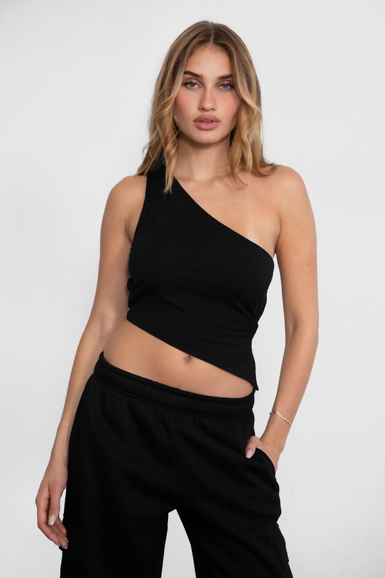 One Shoulder Asymmetrical Top