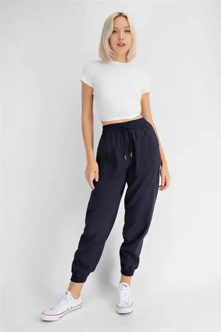 Elastic Waist Jogger Pants