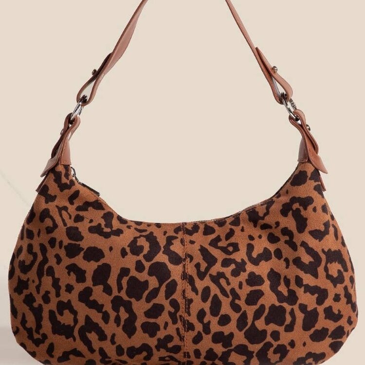 Middle Stitch Zipper Hand Bag