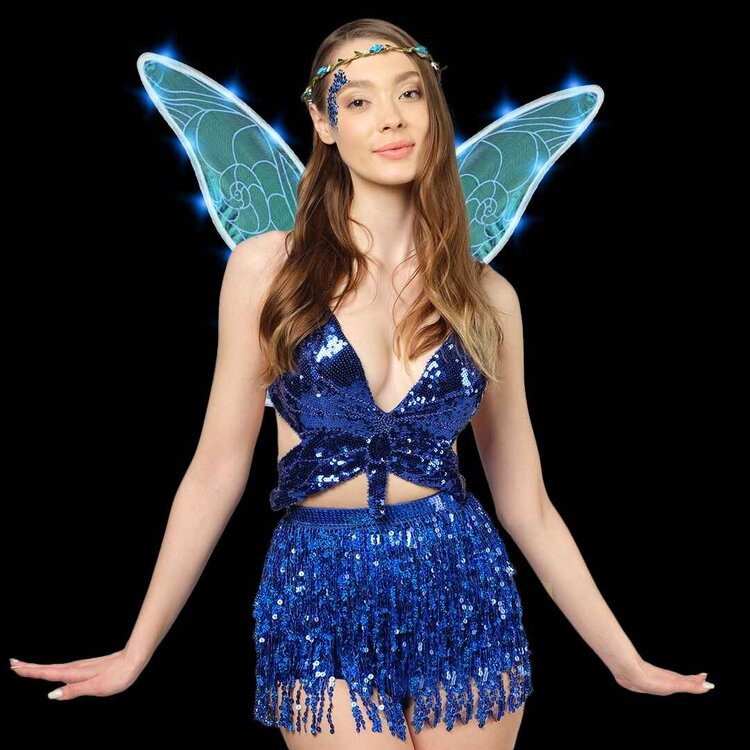Funcredible Fairy Wings w/Crown/Glitter