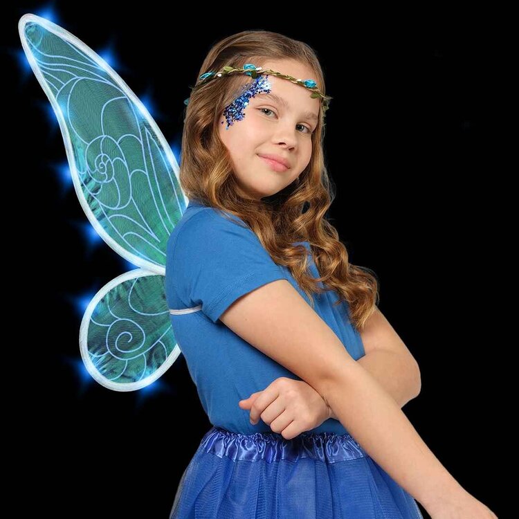 Funcredible Fairy Wings w/Crown/Glitter
