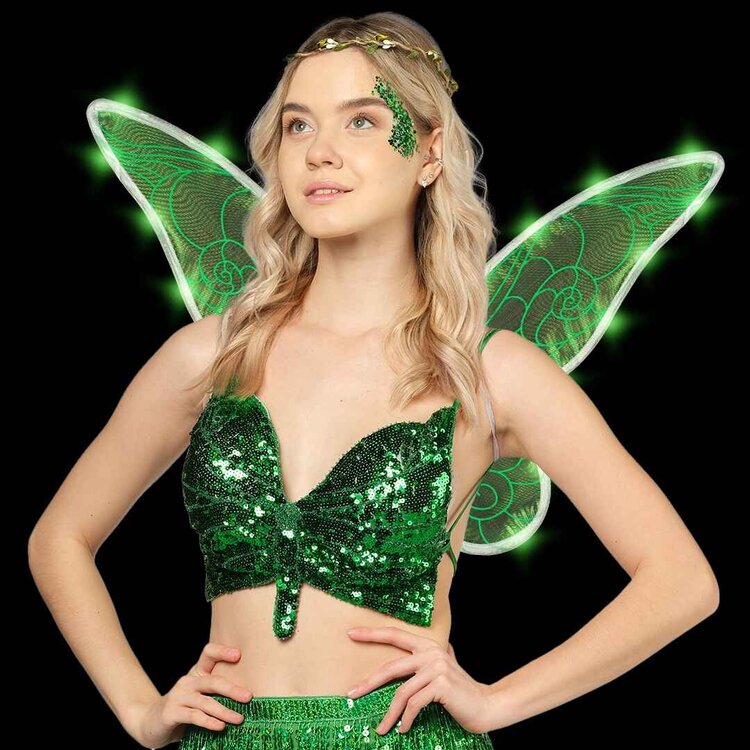 Funcredible Fairy Wings w/Crown/Glitter