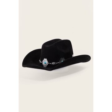 Turquoise Stud Concho Belt Cowboy Hat