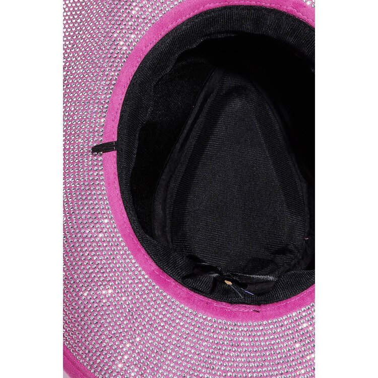 Western Studded Rhinestone Brim Cowboy Hat