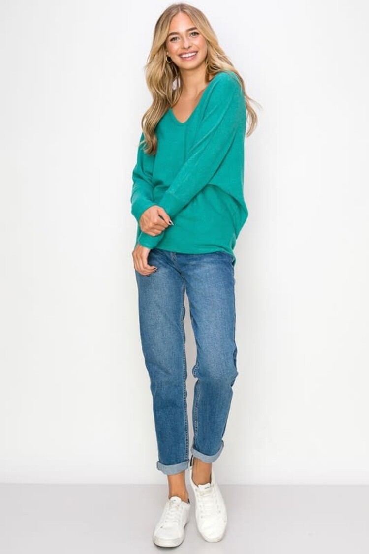 White Agate Sweater Top